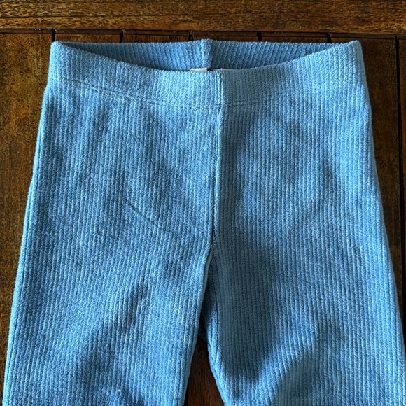 Janie and Jack Girls 5T Light Blue Corduroy Legging - Picture 2 of 7